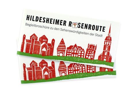 Zwei Begleitbroschüren der Hildesheimer Rosen