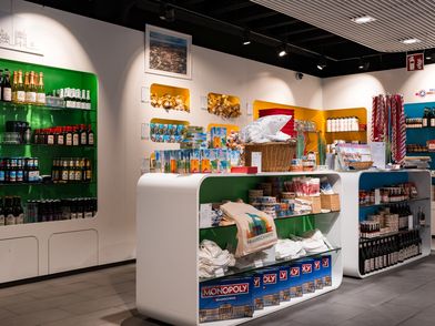 Blick in die neue Touristinfo