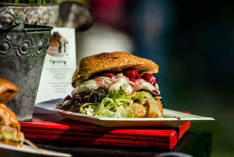 Burger in einem Restaurant